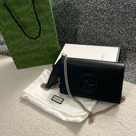Authentic Gucci Soho clutch/wallet /crossbody Bag - Picture 1 of 15